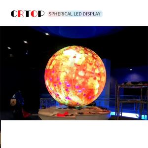 Spherical 2.5m Diameter LED Ball Screen Creative 14bit Grayscale