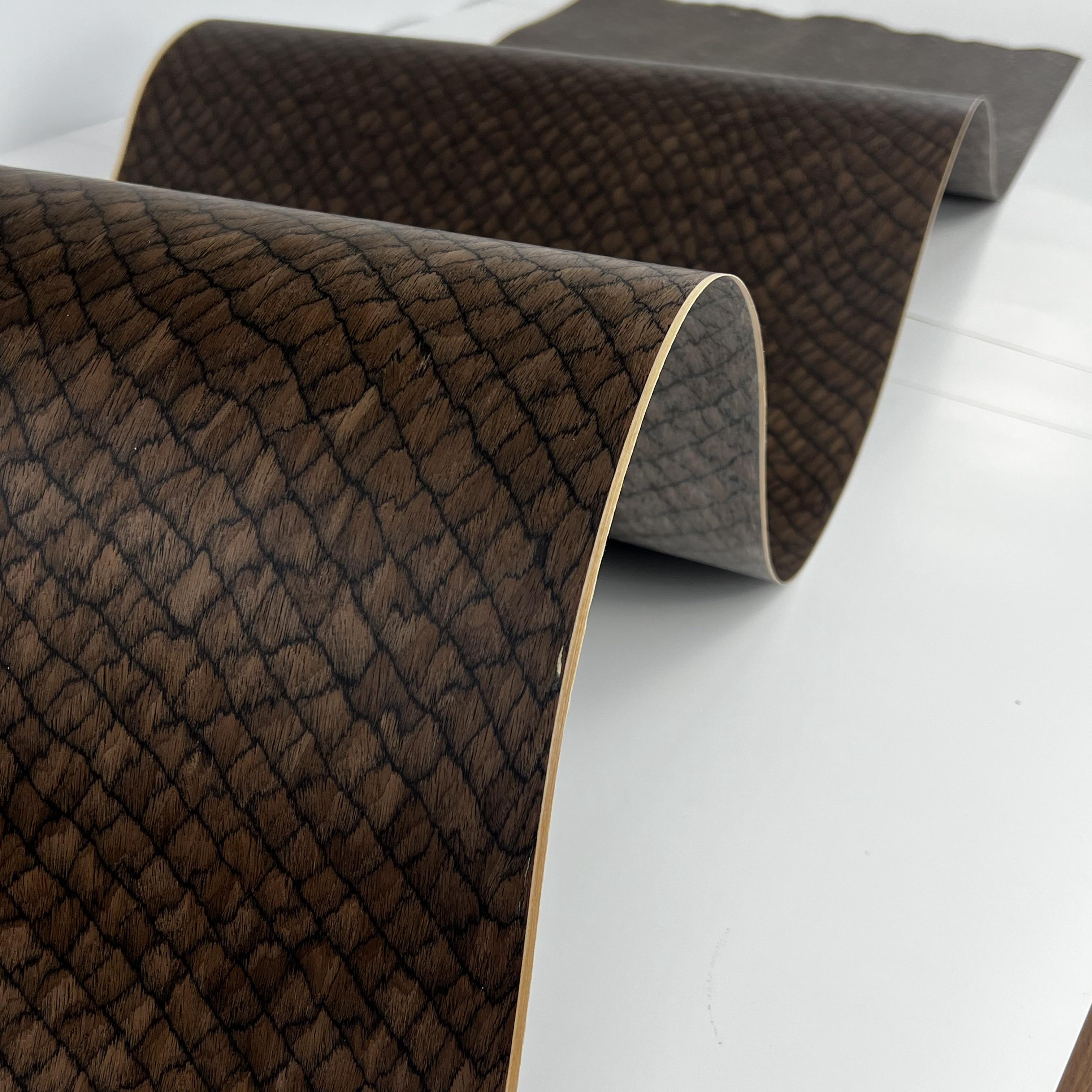 Grid Wood Stripe Engineered Wood Veneers size 250x64CM Boat Decking Guitar Desktop Tabletop