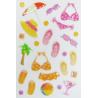 Buy cheap Beach Custom Logo Japanese Puffy Stickers For Decoration 80 X 120mm Non Toxic from wholesalers