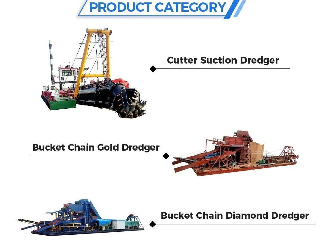 Weichai Brand Diesel Engine 32inch Cutter Suction Dredger for Sand