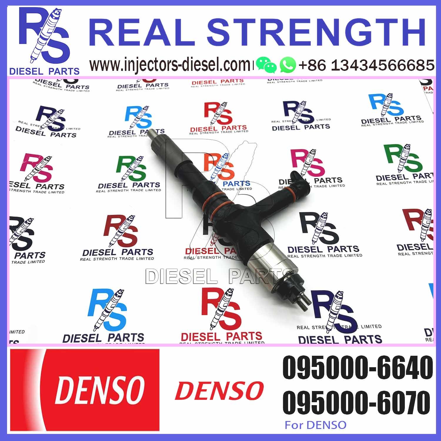 Common Rail injector 095000-6640 fuel 6251-11-3200 in stock for SAA6D125