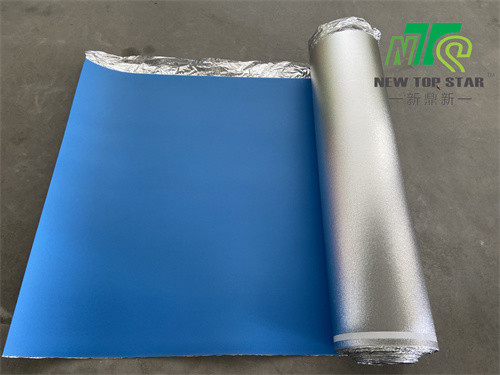 Foil Barrier Soundproof Acoustic Floor Underlayment Silver Cross-Linked