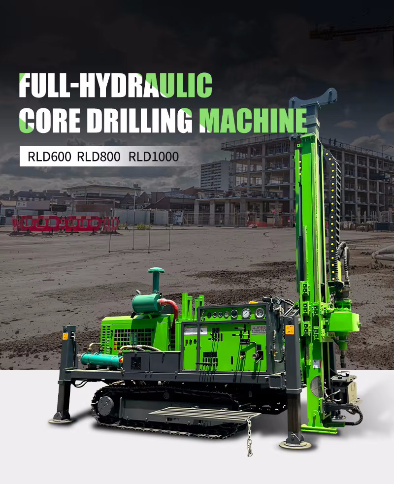1000m Fully Hydraulic Core Drilling Rig, Crawler Wireline Core Drilling Rig, Metal Mine Sampling Geological Exploration