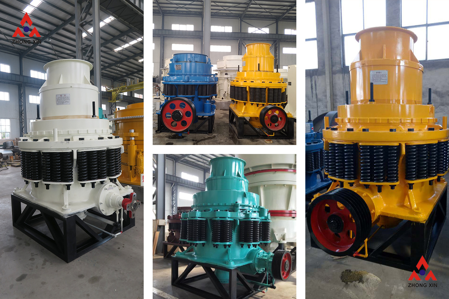 Jiaozuo zhongxin spring stone cone crusher in factory stone crashing machine
