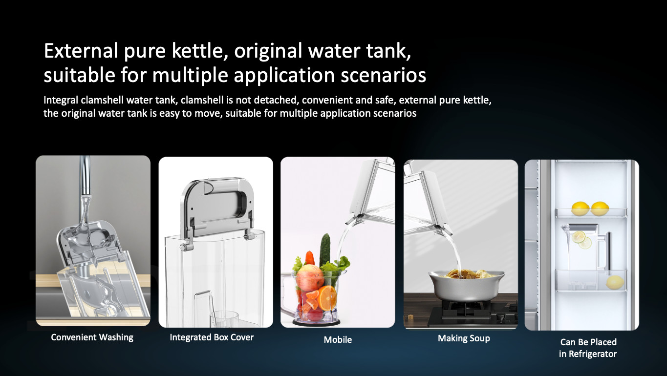 4000L 0.4L/MIN Osmosis Water Machine 20L/H Reverse Osmosis Hot Water Dispenser Filter