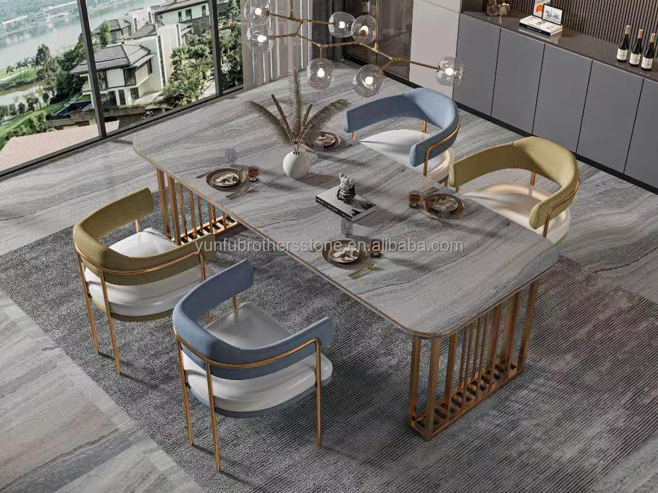 Natural Stone Blue Granite Cut-to-Size Slabs for Home Wall Panel and Dining Table Top