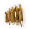 Buy cheap DIN333 HSS Drill Bits Titanium Coated Straight Flute / Spiral Flute from wholesalers
