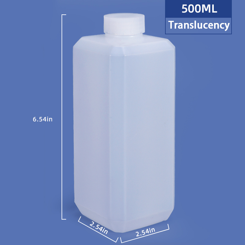 250ml HDPE Plastic Bottles for Chemical Detergent and Pesticide Seal The Square Bottle