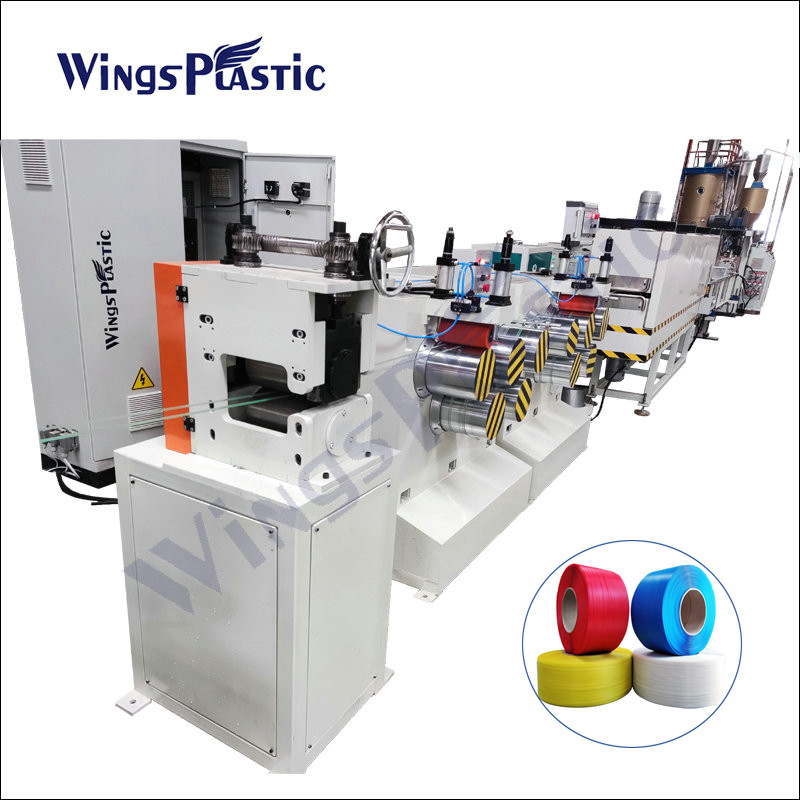 PET PP Strap Band Extrusion Line Extruder Equipment 10-50 M/min Winding Speed