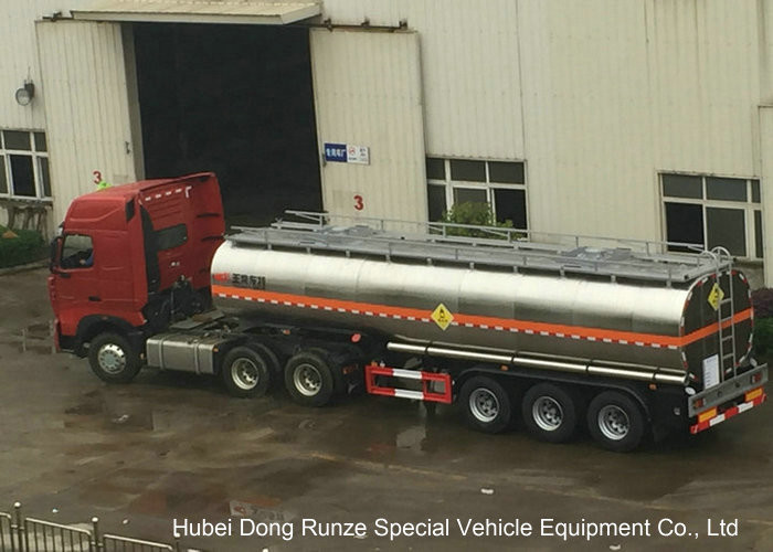 SS Chemical Tanker Truck For Ammonium Nitrate / Liquid Molten Sulfur Delivery