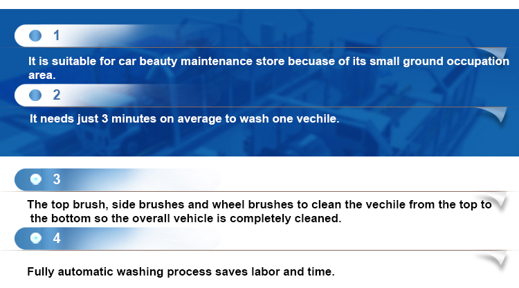 5 BRUSHES Qatar Automatic Car Wash Machine For Doha Carwash Business