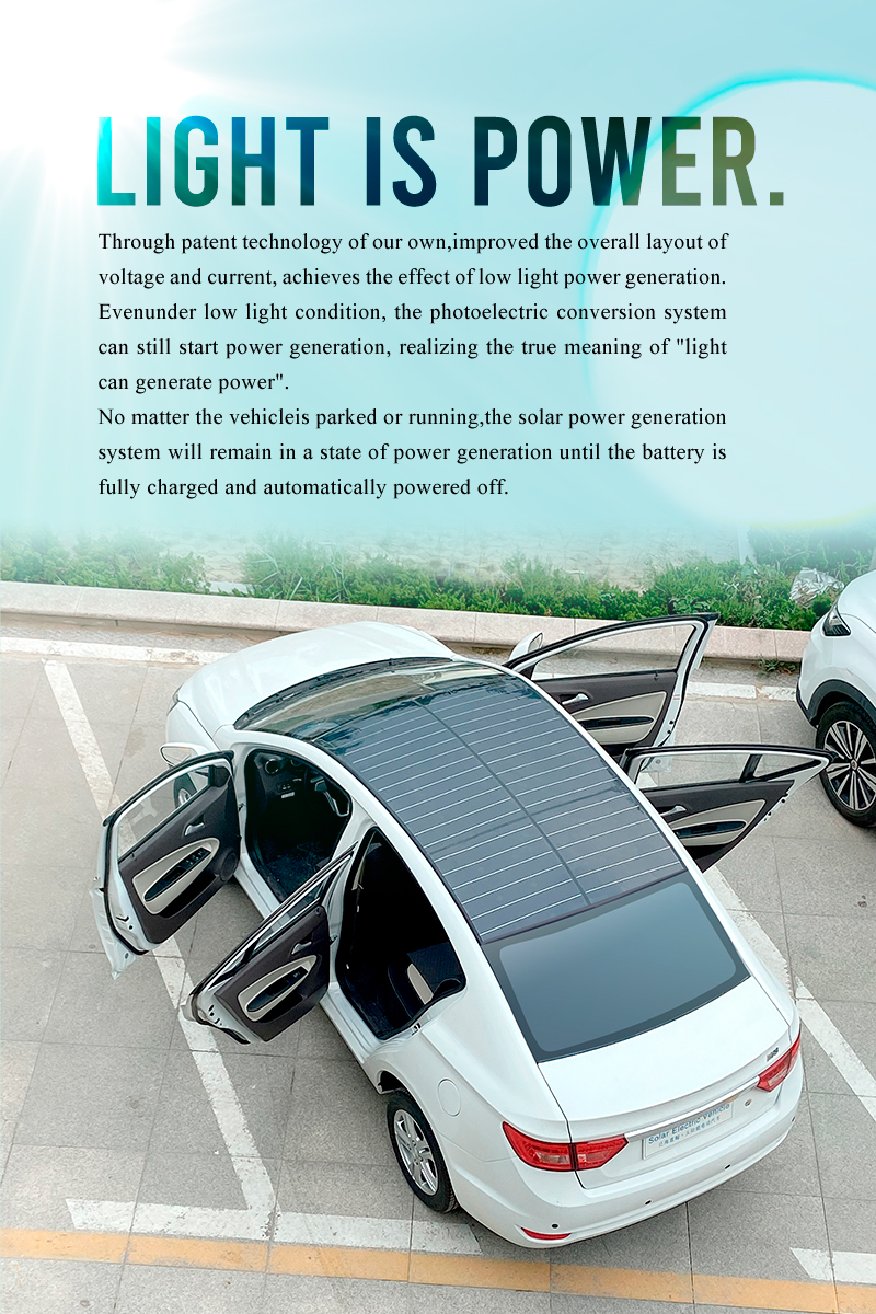 Lithium Battery Powered Blaval Solar Powered Electric Cars FH-S8 20KW