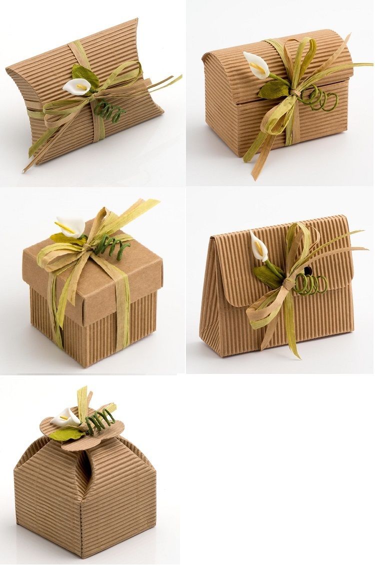 Custom Printing Logo Brown Corrugated Cake Boxes
