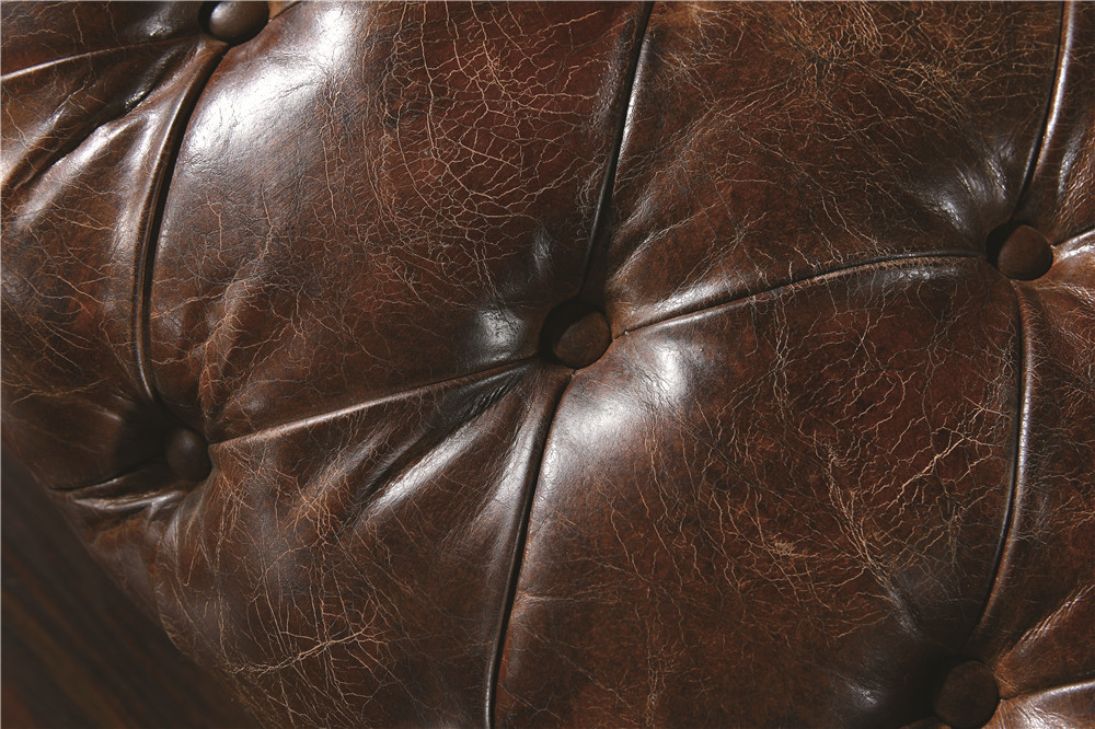 Mediem Brown Extra Large Soft Leather Sofa Full Handwork Craft 5 Years Guerantee