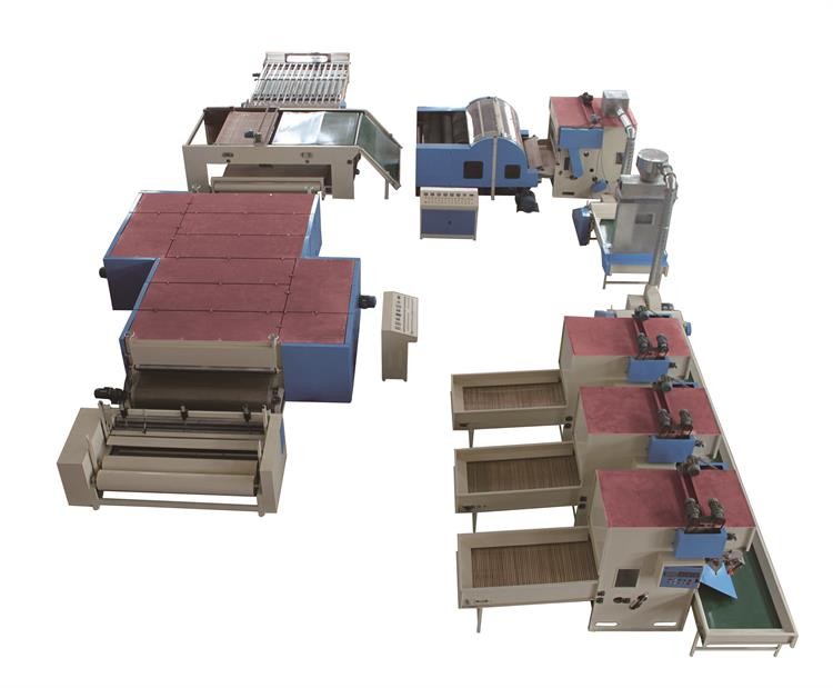 Interling Soft Thermo Bonded Non Woven Wadding Production Line Plant