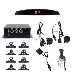 16 Sensors Car Parking Monitor System Backlight LED Parking Sensor for Reverse