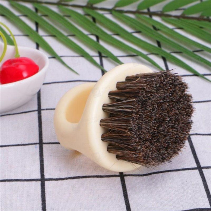Horse Hair Car Detailing Brush 110g Tire Cleaner For Leather Seat Mat Dashboard