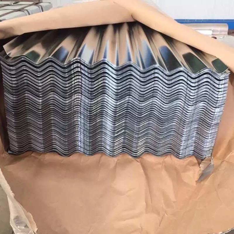 1m-12m Chromated corrugated metal ceiling panels Regular Spangle Minimum Spangle