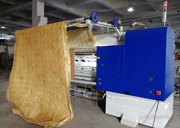 Auto stop 1200r/min Foam Mattress Making Machine For Quilting