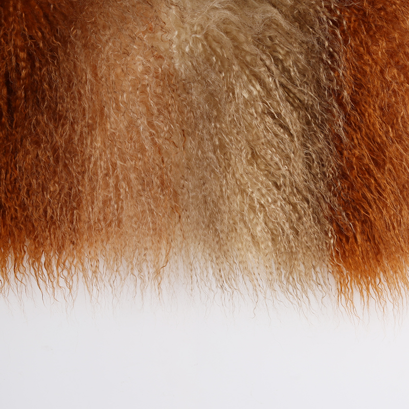 Knitted Backing Technics Long Pile Fur Fabric in Vibrant Colors for Garments or Cushions