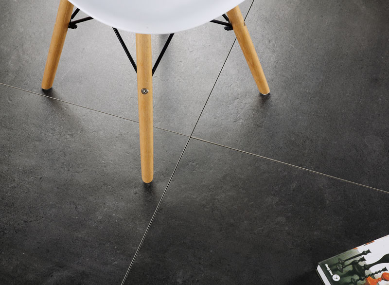 Construction Materials Modern Porcelain Tile Easy Black Floor Tile Level 600x300 Mm Size Bathroom Ceramic Tile