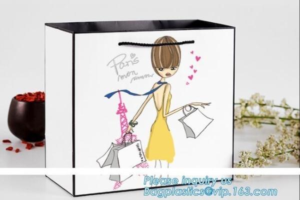 Factory Custom Printing logo Storage Flower Gift Paper Bag,Fashion Style Of