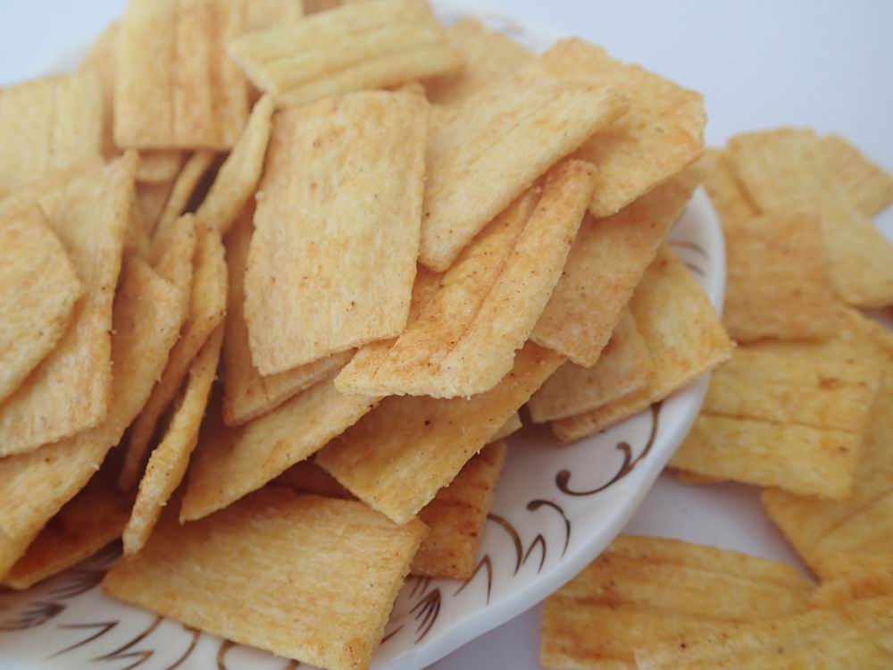 Addictive healthy grain snacks, brittle millet rice crust rice cracker