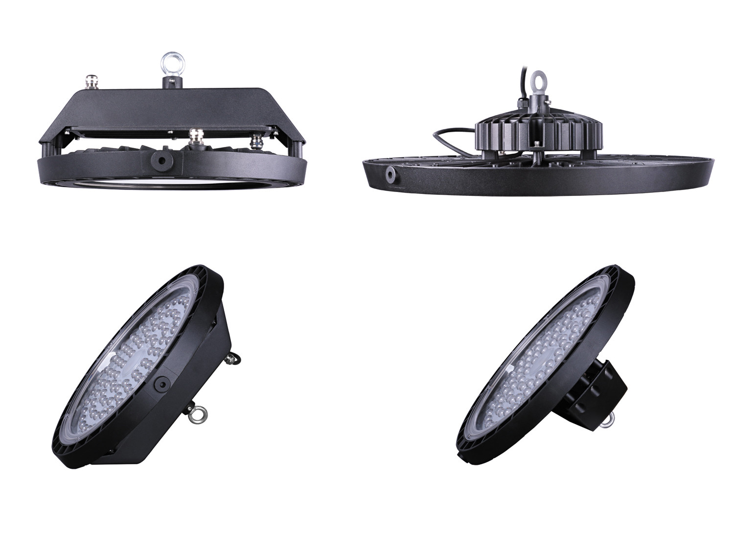 IP66 Outdoor 100W Round Led High Bay UFO High Bay Lights 170lm/w 6500K