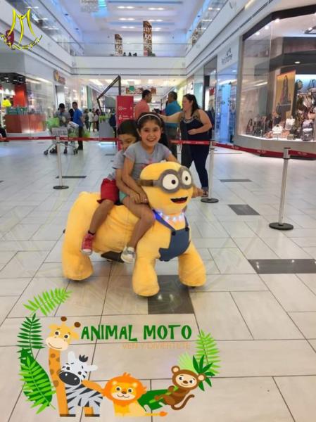 Hansel High quality plush animal design electric kids entertainment equipment