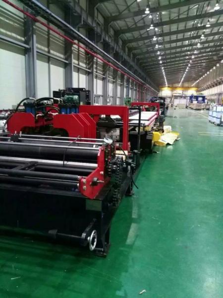 CNC Hole Punching Cold Roll Forming Machine 10 Control Staff For Galvanized