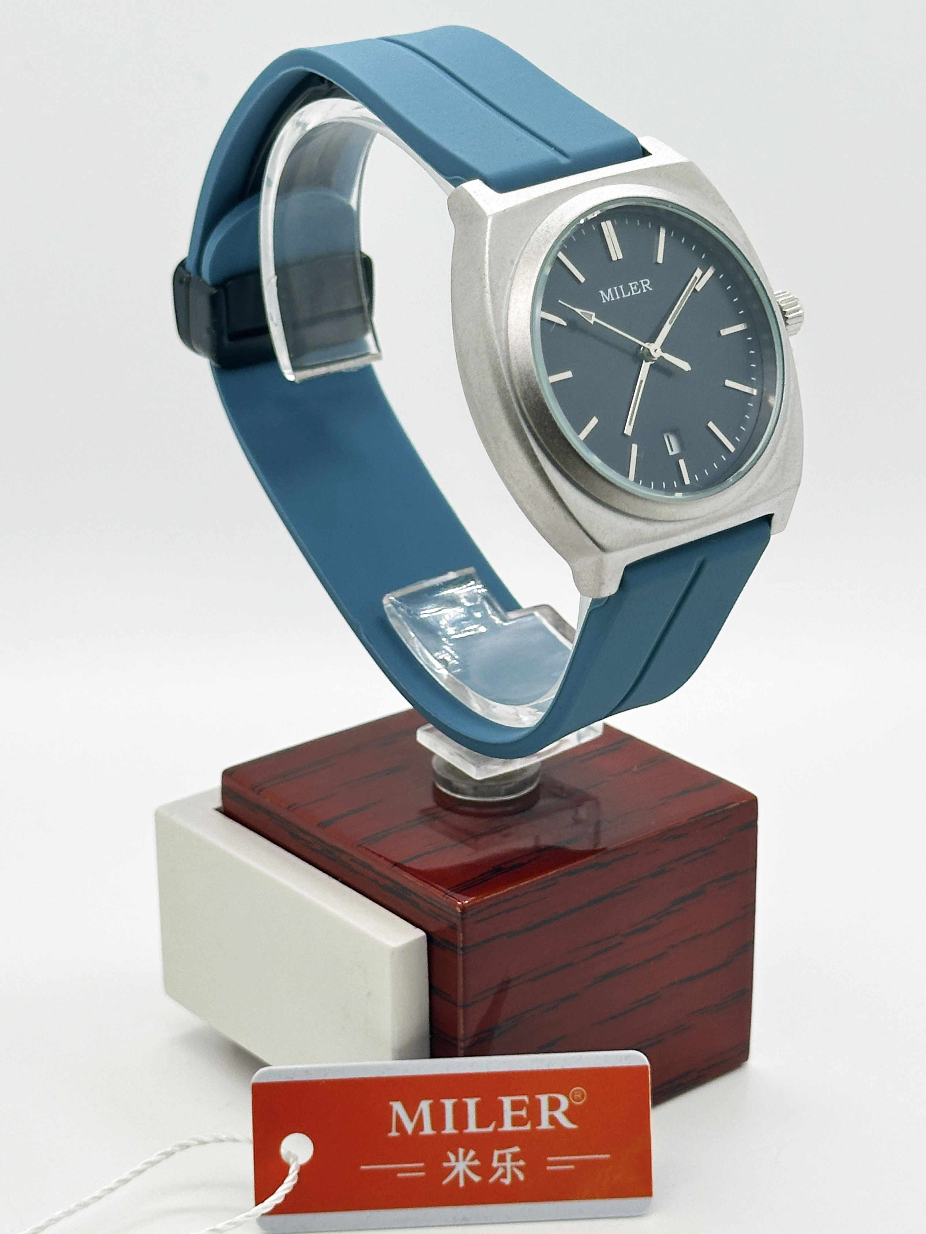 Multifunction Round Silicon Strap Watch Waterproof Luminous Wrist Watch Timepiece