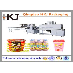 Full Automatic Instant Noodle Packaging Machine With Wrapping And Shrinking