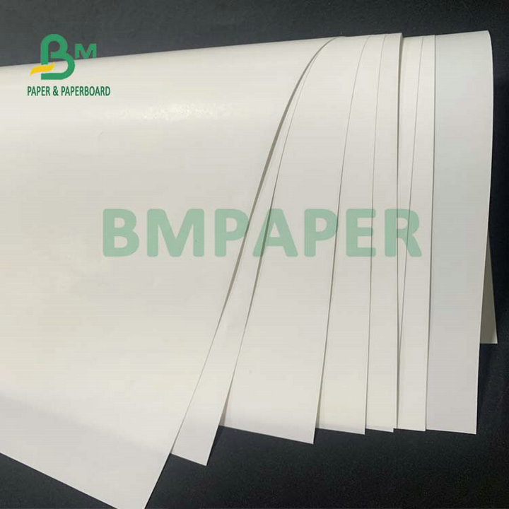 60gsm 90gsm High Wet Strength C1S Label Paper White Shade In Roll 