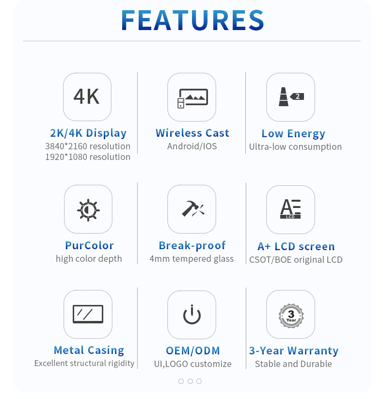 Premium 4K UHD Smart TV - Durable Metal Body, 4mm Tempered Glass Screen, Break-Resistant (OEM/ODM), Unmatched Durability & Stunning Visuals