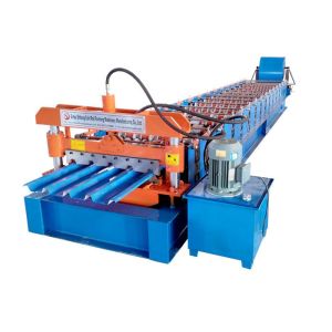 Hydraulic System Roofing Sheet Roll Forming Machine With Cr12 Full Hard Cutter
