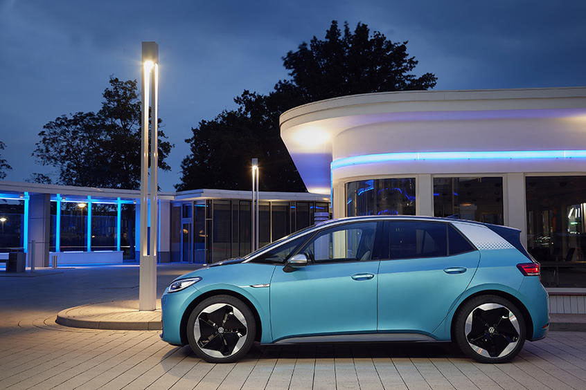 160km/h Volkswagen ID3 Electric Car For Sustainable Transportation