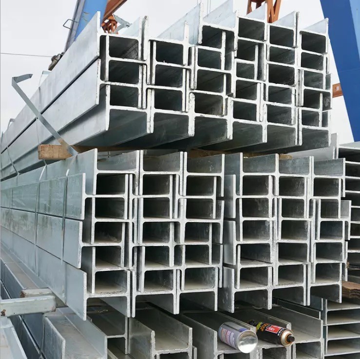 Galvanised Structural Steelh Beam Ss400 00x100 150x150 200x200 Welded Iron