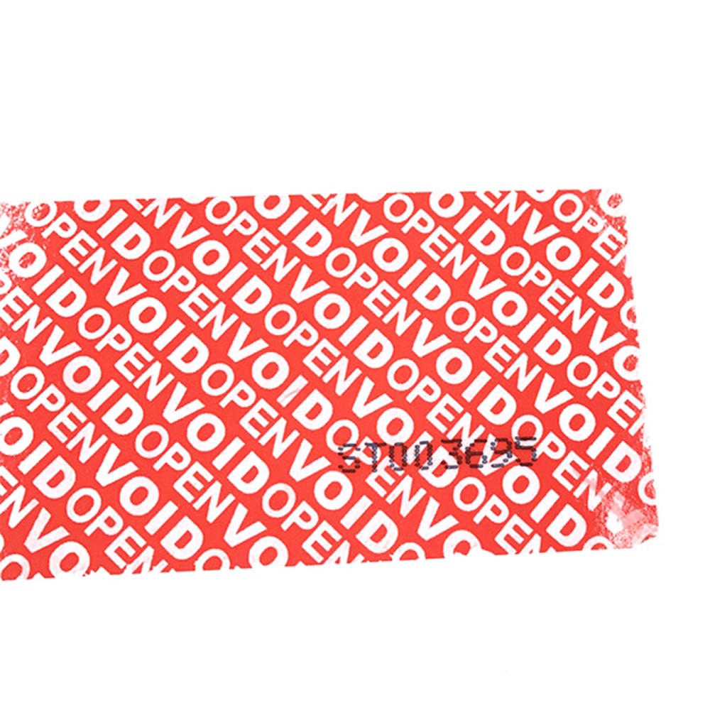3D Printing Tamper Evident Security Packaging Tape , Custom Warranty Void Stickers