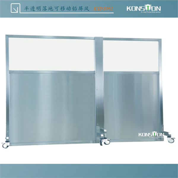 Movable Lead Barrier Against Radiation Screen KSDS001C 3 Pieces With Window