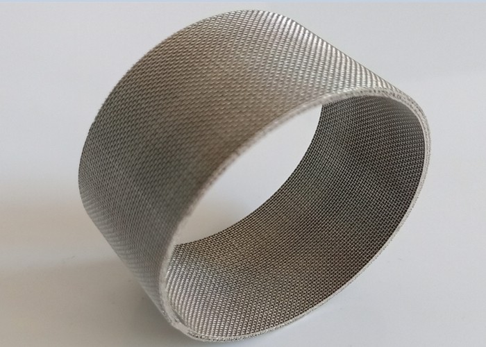 Wear Resistance Stainless Steel Sintered Wire Mesh Filters ISO9001 Approved
