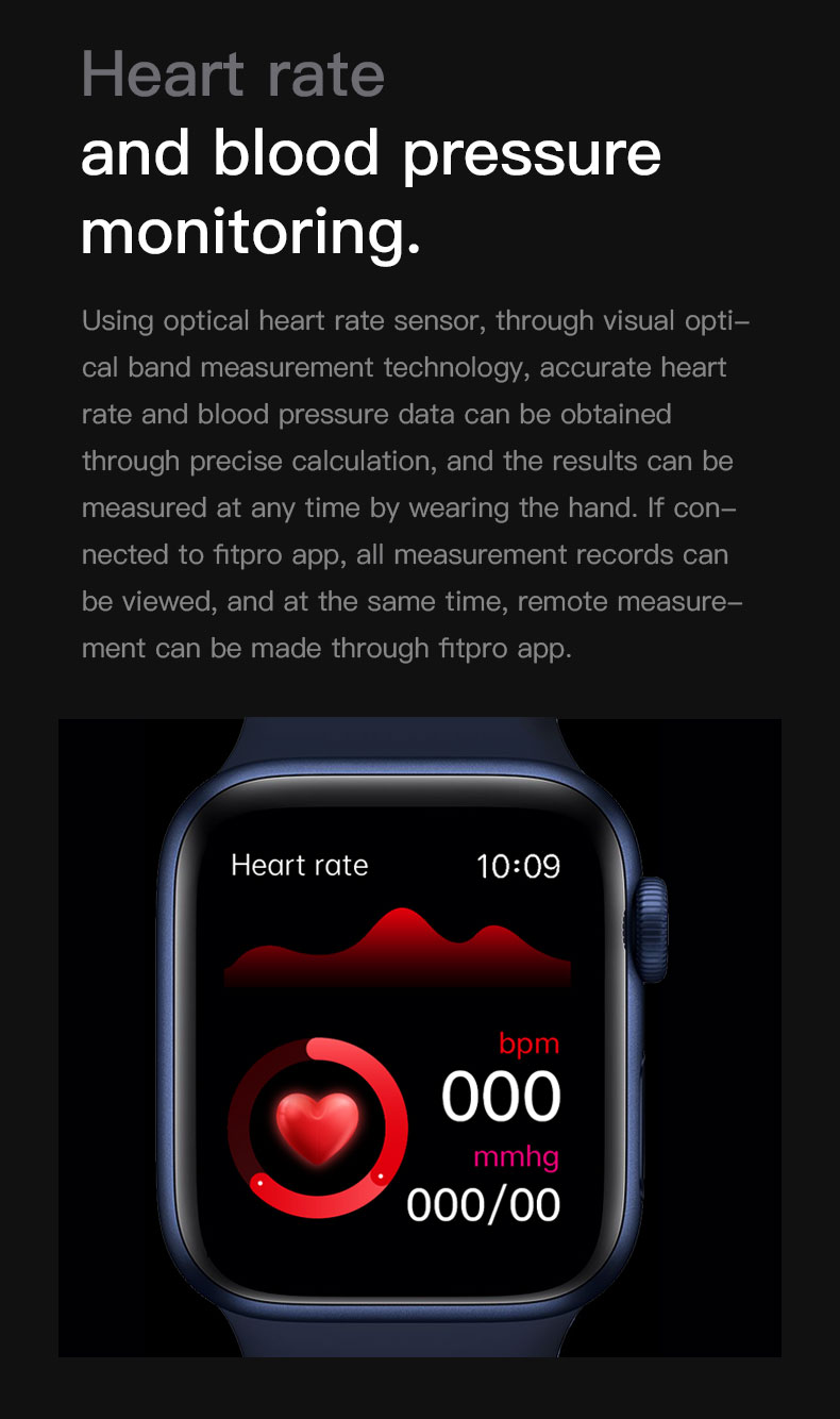 HL75 SmartWatch Detectable IPS Full Touch Heart Rate Fitness Tracker