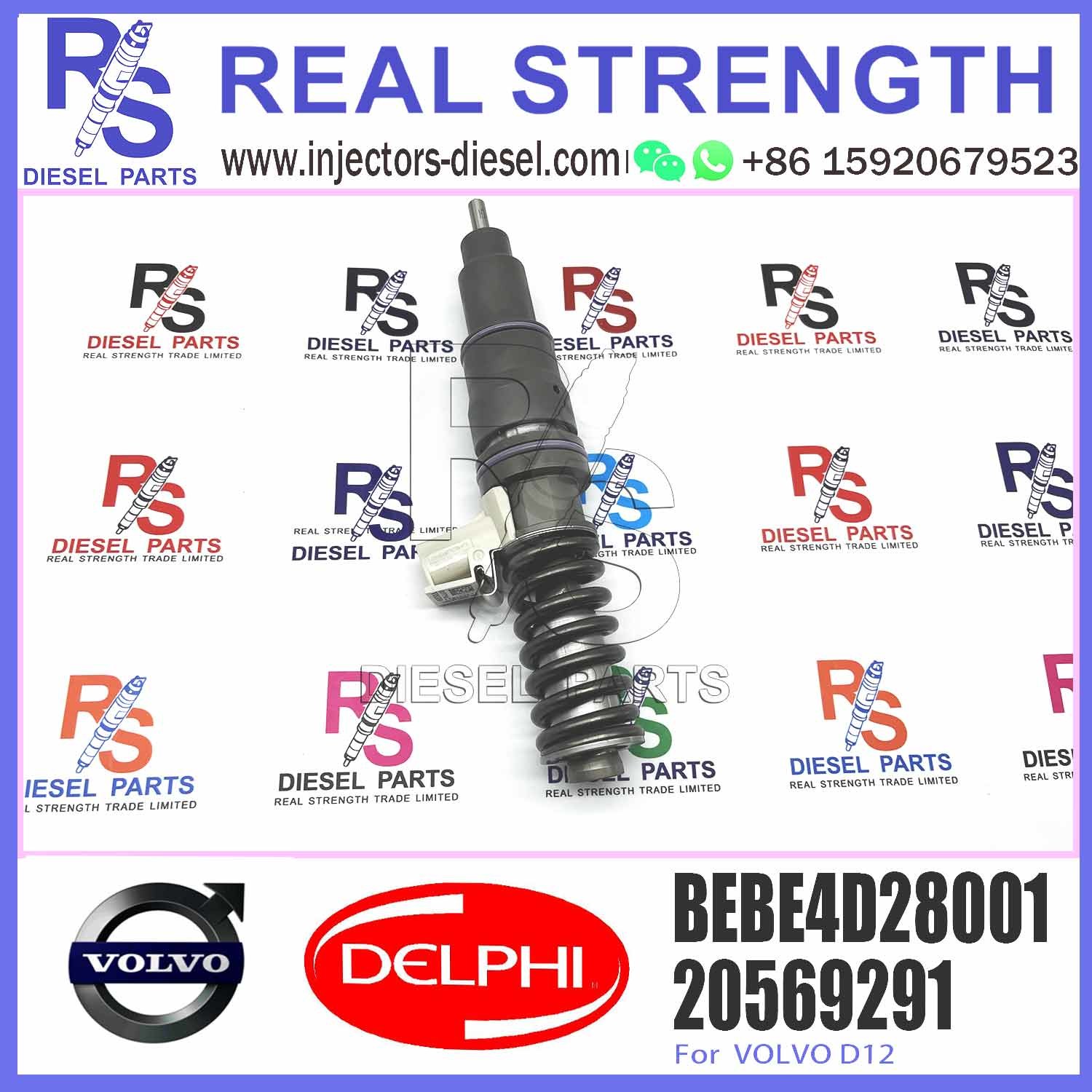 common rail injector E3 Fuel Electronic Unit Injector BEBE4D39001 BEBE4D28001 for V-O-L-V B12 20569291