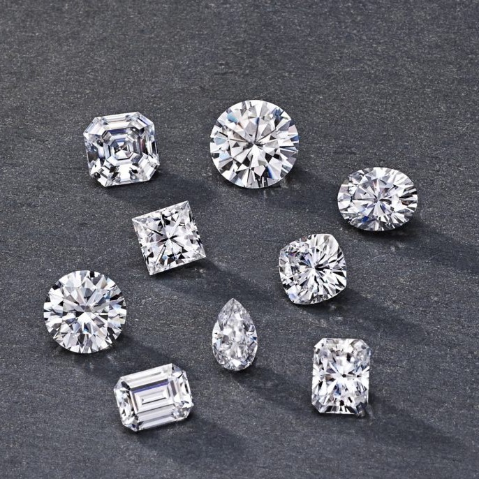 Synthetic Pear Shaped Lab Created White Diamonds VS1 Clarity Grade