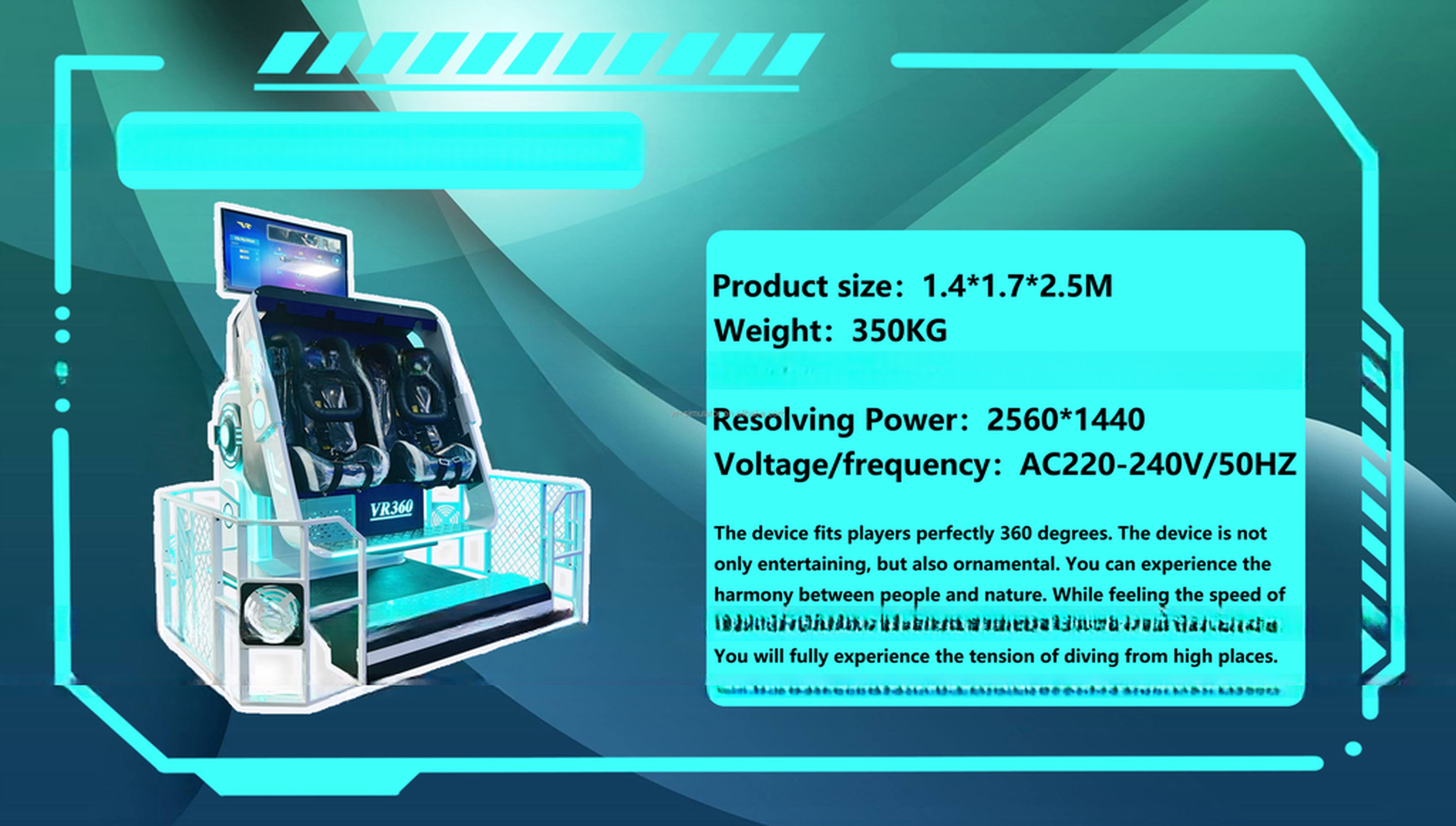 Dreamland Factory Price 2 seats 9D VR Cinema Egg Chair Equipment Virtual Reality Simulator Game Machine