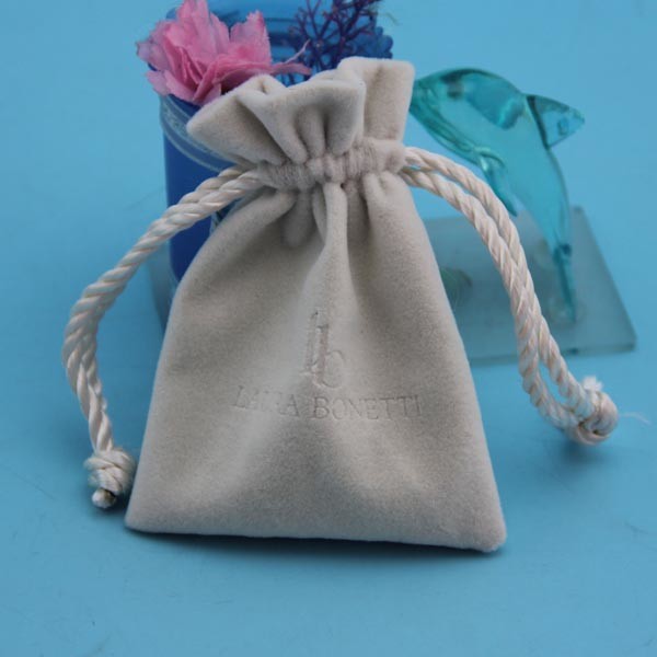 Velvet Drawstring Drawstring Jewelry Pouch , Drawstring Christmas Gift Bags