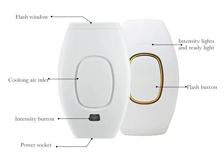 Home Use Portable Ipl Hair Removal Painless Laser Hair Removal
