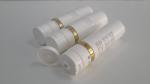 Hot Stamping White round plastic tubes , Laminated Cosmetic Tube With Screw On