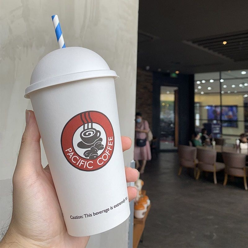 Disposable 90mm Sugarcane Dome Lids For 16 Oz Cups