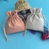 Buy cheap Faux Pu / Leather Soft Jewelry Pouch , Embossed Logo Jewelry Storage Bags from wholesalers