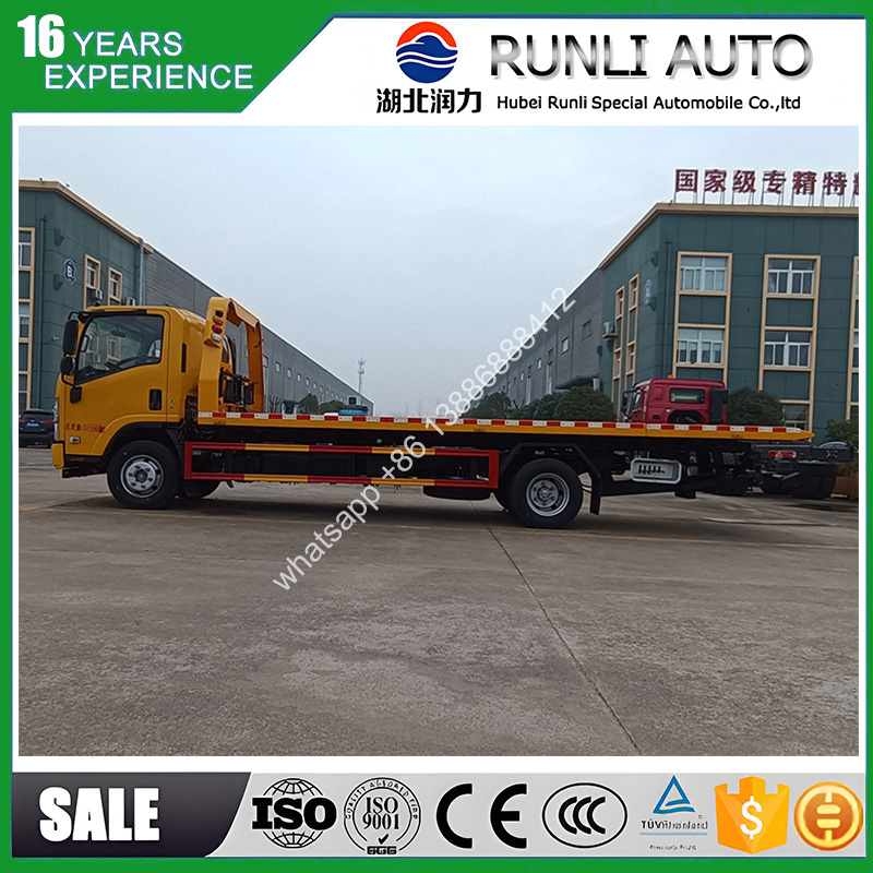 China ISUZU 4*2 Multi-Function Flatbed Recovery Vehicle ,Towing, Salvage, Logistics , 1 Truck for 3 Needs